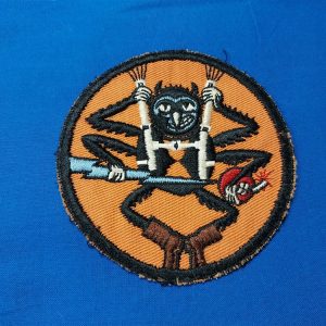 world-war-two-original-patch-507-airborne-infantry-charactor-boots-orange-twill-507th