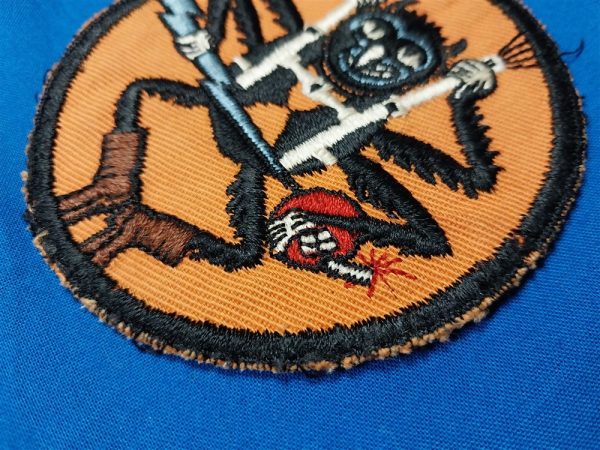 world-war-two-original-patch-507-airborne-infantry-charactor-boots-orange-twill-507th