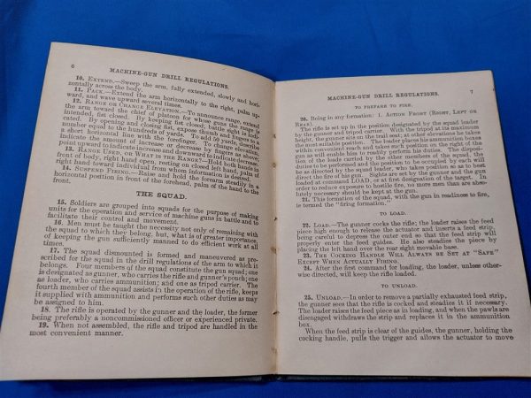 drill-regulations-for-the-1909-machine-gun-for-cavalry-and-infantry-hard-cover-64-bages-excellent-condition