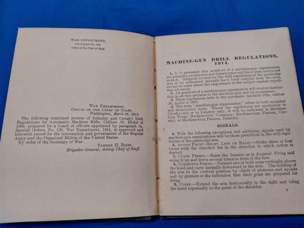 drill-regulations-for-the-1909-machine-gun-for-cavalry-and-infantry-hard-cover-64-bages-excellent-condition