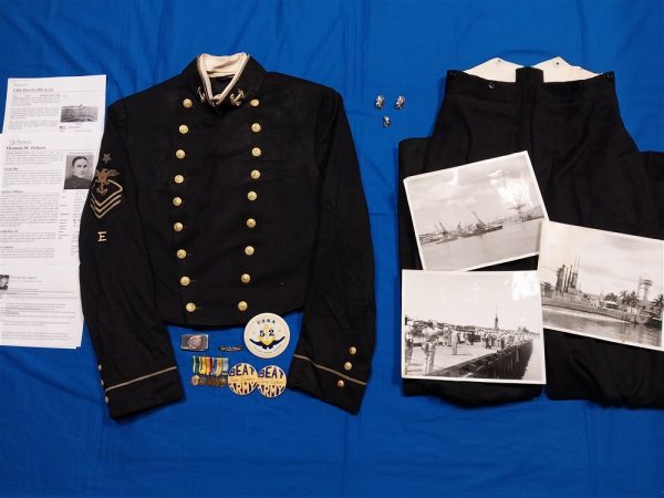 vietnam-war-era-submarine-grouping-uss-perch-commander-naval-cadet-uniform-personal-items-and-research