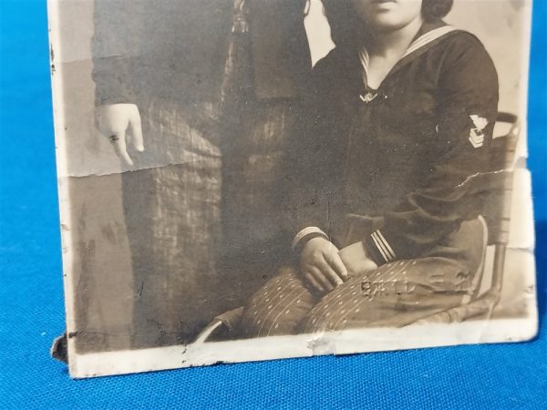 world-war-two-japanese-picture-of-woman-in-naval-uniform-sitted-beside-friend-uniform-has-rank-stripes