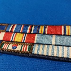 world-war-two-and-korean-war-air-force-ribbon-bar-9-total-hand-embroidered-bullion-frames-rbn-af