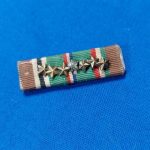 world-war-two-eto-ribbon-with-7-battle-pins-original-war-time-zinc-back-plate