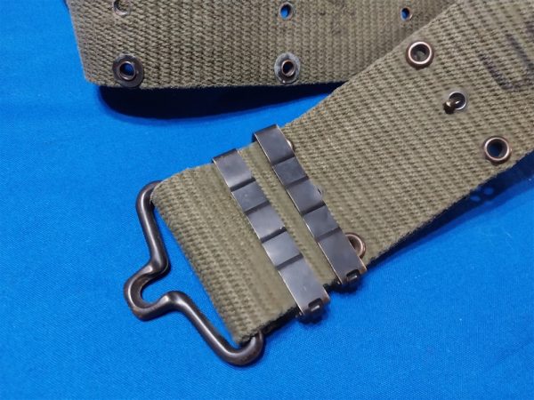 Vietnam-war-early-issue-pattern-1958-pistol-belt-size-medium-with-brass-fittings