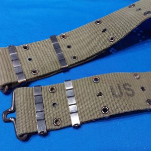 Vietnam-war-early-issue-pattern-1958-pistol-belt-size-medium-with-brass-fittings