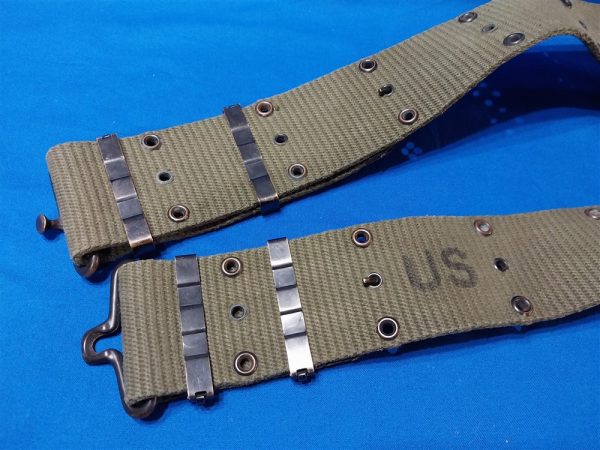 Vietnam-war-early-issue-pattern-1958-pistol-belt-size-medium-with-brass-fittings