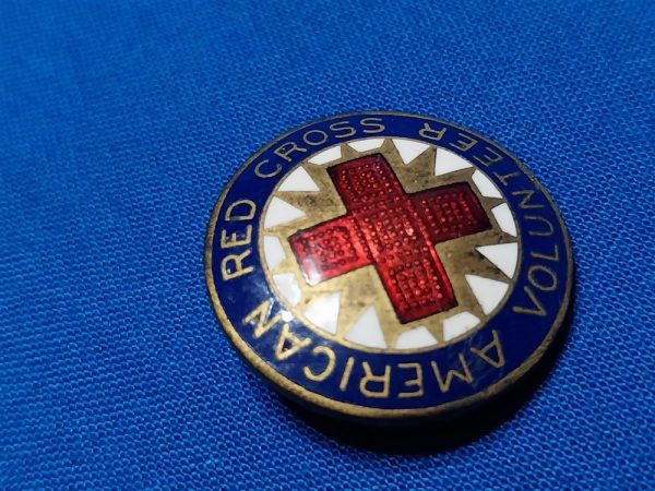 world-war-two-red-cross-pin-for-volunteer-production-with-blue-enamel-and-pin-back