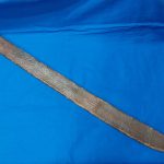 scabard-collins-machete-number-14-leather-with-tooled-marks-on-front-27l-inches-by-2-inched-wide-early example