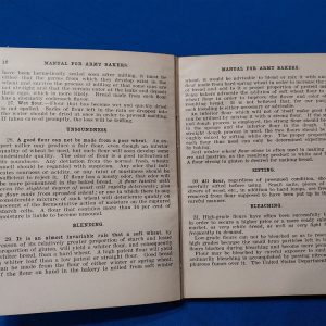 world-war-one-baker-manual-1916-dated-for-field-use-with-recipies-hard-cover-photos-equipment