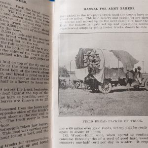 world-war-one-baker-manual-1916-dated-for-field-use-with-recipies-hard-cover-photos-equipment