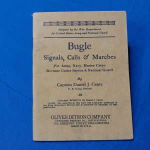 bugle-manual-instructions-world-war-one-adopted-by-war-department-for use-1917-printing-original-army