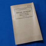 world-war-two-military-dictionary-for-translation-ofenglish-to-french-and-reverse-812-pages-excellent-condition