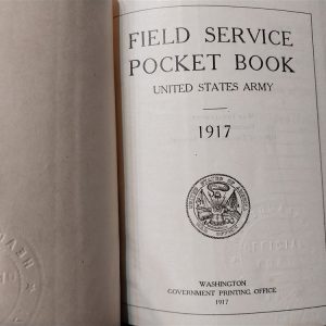 world-war-one-field-service-manual-17-dated-excellent-condition-385-pages-oilcloth-soft-cover