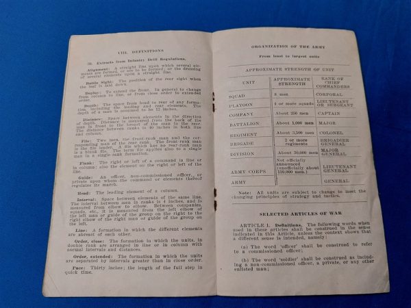 world-war-one-recruit-book-from-fort-thomas-kentucky-printed-for-information-of-training-oath-signed-in-back-soft-cover-pocket-size