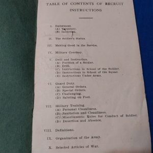 world-war-one-recruit-book-from-fort-thomas-kentucky-printed-for-information-of-training-oath-signed-in-back-soft-cover-pocket-size