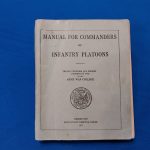 world-war-one-infantry-commanders-manual-1917-dated-soft-cover-450-pages-index-scarce-expeditionary-forces-commanders