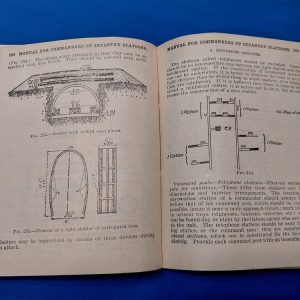 world-war-one-infantry-commanders-manual-1917-dated-soft-cover-450-pages-index-scarce-expeditionary-forces-commanders