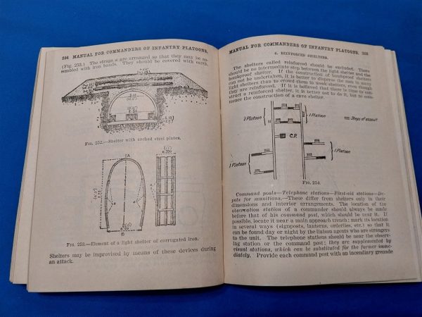 world-war-one-infantry-commanders-manual-1917-dated-soft-cover-450-pages-index-scarce-expeditionary-forces-commanders