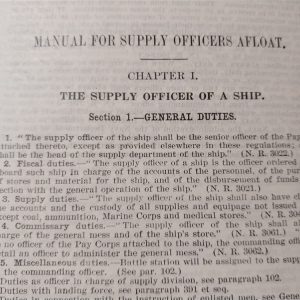 world-war-one-supply-officers-officers-a-float-1917-dated-manual-with-1918-updates-excellent-condition-hard-cover