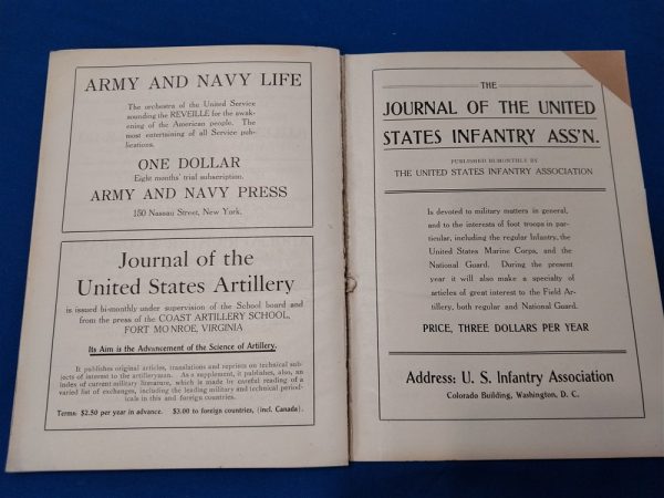 1908-dated-officers-manual-supplement-written-by-moss-for-army-soft-cover-113-pages