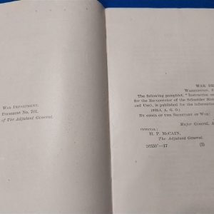 world-war-one-manual-for-pressure-gauge-for-canon-refilling-of-nitrogen-in-cylinders-on-buffers-for-recoil-1917-dated