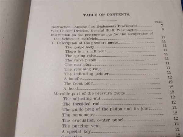 world-war-one-manual-for-pressure-gauge-for-canon-refilling-of-nitrogen-in-cylinders-on-buffers-for-recoil-1917-dated