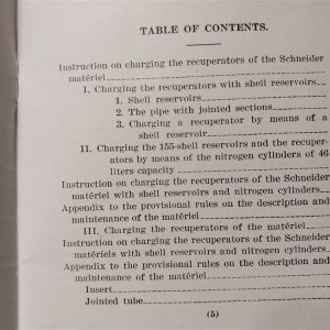 world-war-one-schneider-artillery-manual-for-the-charging-of-buffers-for-recoil-on-weapon-1917-dated