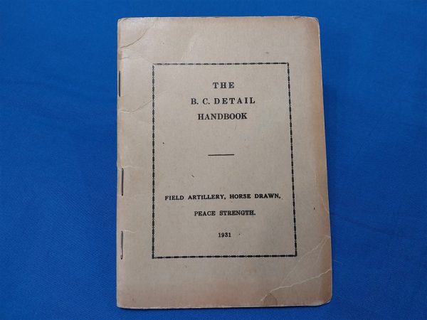 battalion-commanders-manual-1931-dated-peace-time-strenth-for-horse-drawn-units-paper-back-excellent-condiiton-scarce