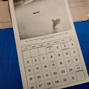 world-war-two-calander-1945-dated-456th-bomb-group-italy-with-unit-history