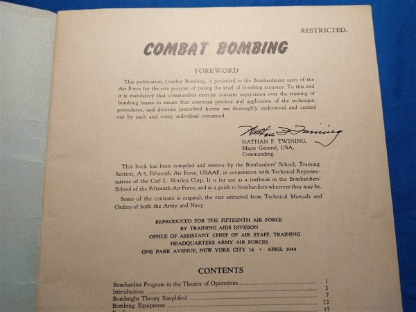 combat-bombin-manual-15th-air-corps-printed-for-new-tactics-in-1943-italy-scarce-paperback-information