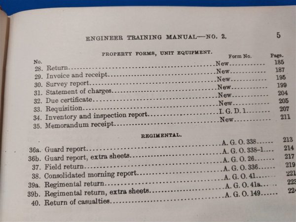 world-war-one-engineer-book-for-paper-work-of-units-including-morning-reports-sick-discharges-and-more-1918-dated-manual