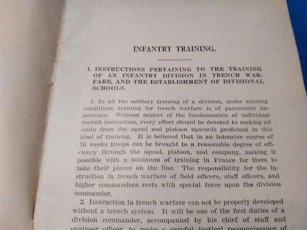 world-war-one-traing-manual-for-the-infantry-school-instructions-trench-warfare-1917-dated-small-soft-cover