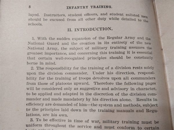 world-war-one-traing-manual-for-the-infantry-school-instructions-trench-warfare-1917-dated-small-soft-cover