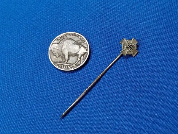 world-war-two-stick-pin-german-long-serve-twenty-five-years-silver