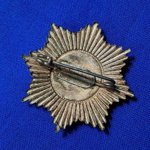 german-world-war-one-25-year-membership-service-badge-honor-enameled-large-original-pin-unmarked