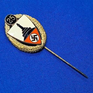 german-veterans-association-25-year-membership-stick-pin-with-wreath-excellent-condiiton-drkb