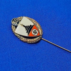 stick-pin-german-veterans-association-50-year-membership-with-wreath-gold-excellent-condition-lighthouse