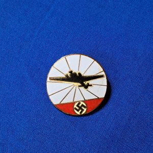 german-world-war-two-air-spotters-badge-2nd-pattern-numbered-excellent-enamel-plane-civilian-member