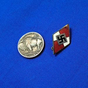 german-world-war-two-hitler-youths-cap-pin-insignia-badge-for-side-enamel