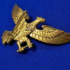 world-war-two-trumpet-eagle-for-hitler-youth-brass-gilded-no-maker-marks