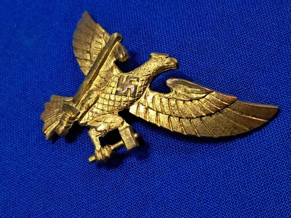 world-war-two-trumpet-eagle-for-hitler-youth-brass-gilded-no-maker-marks