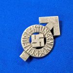 german-world-war-two-hitler-youth-proficiency-badge-pin-zinc-loss-of-bronze-finish