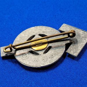 german-world-war-two-hitler-youth-proficiency-badge-pin-zinc-loss-of-bronze-finish