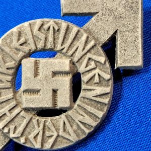 german-world-war-two-hitler-youth-proficiency-badge-pin-zinc-loss-of-bronze-finish