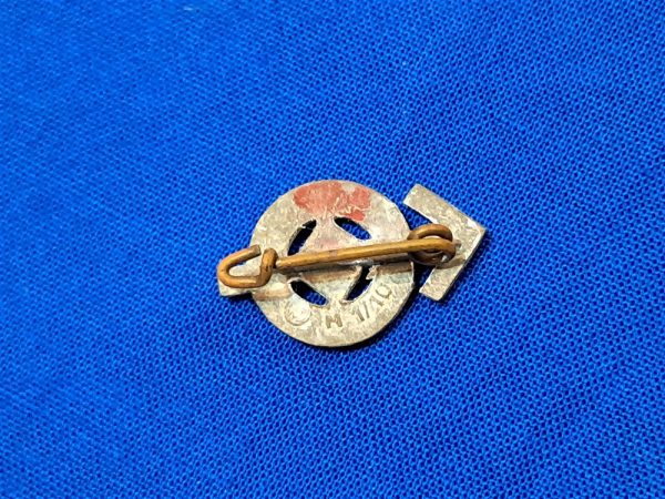 world-war-two-german-hitler-youth-proficiency-badge-pin-mini-silver-maker-marked-101-original