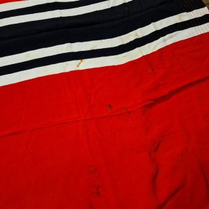 german-world-war-two-naval-flag-kriegsmarine-large-with-wear-and-a-few-holes-great-display-and-solid-with-ropes