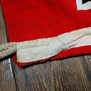 german-world-war-two-naval-flag-kriegsmarine-large-with-wear-and-a-few-holes-great-display-and-solid-with-ropes