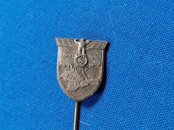 world-war-two-stick-pin-german-krim-shield-award-badge-twisted-pin