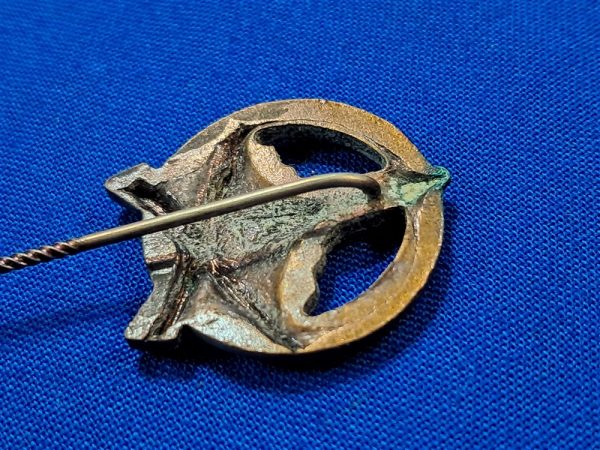 german-world-war-two-kyffhauser-shooting-match-award-in-bronze-no-maker-excellent-condition-stick-pin